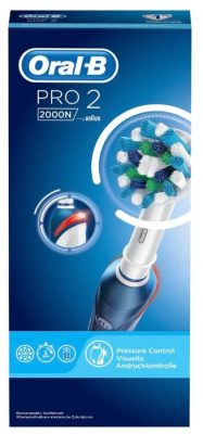 Электрическая зубная щетка Oral-B Pro 2 (2000N)/D501.513.2 Cross Action