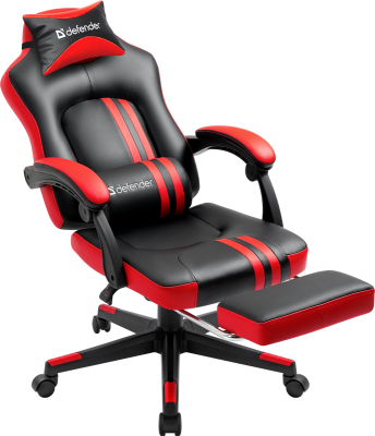 Игровое кресло Defender Diablo Black+Red