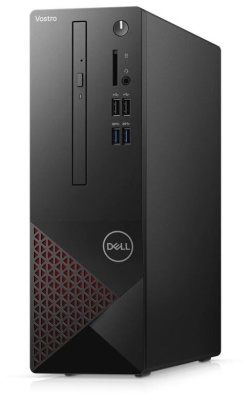 Системный блок Dell Vostro 3681 Core i3 10100/8Gb/256Gb SSD/1Tb HDD/UHD 630 Win10Pro Black 3681-9141