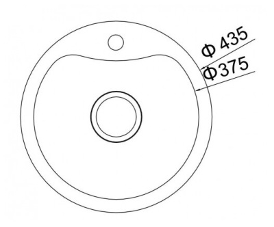 Кухонная мойка Oulin OL-357 (F)