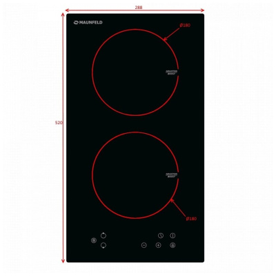 Индукционная варочная поверхность Maunfeld EVI.292-BK