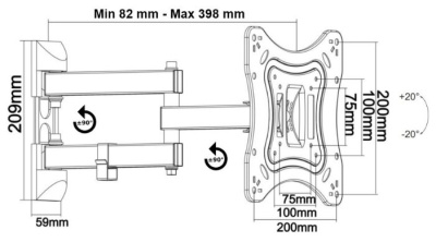 Кронштейн ITECHmount LCD23В