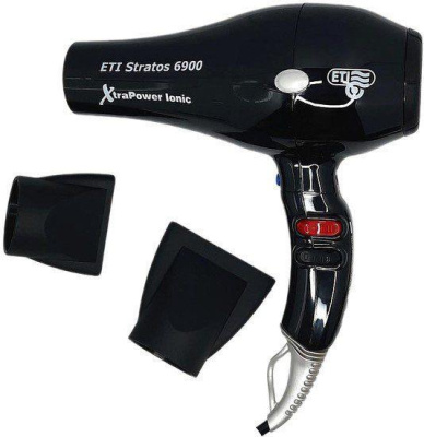 Фен ETI Stratos 6900 Xtrapower Ionic Черный