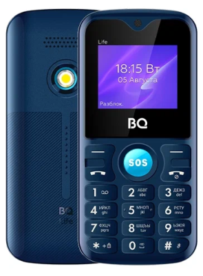 Мобильный телефон BQ 1853 LIFE Blue