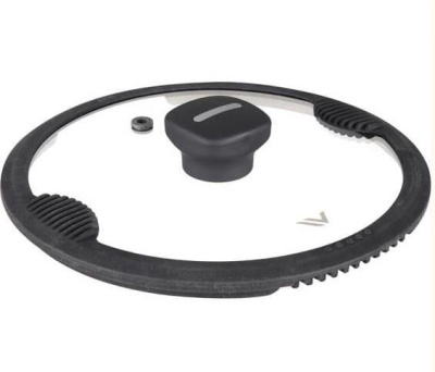 Крышка Vensal с силиконовым ободом 22 см VS4302