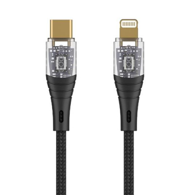 USB кабель Deppa Crystal USB Type-C - Lightning  (1м) 72503