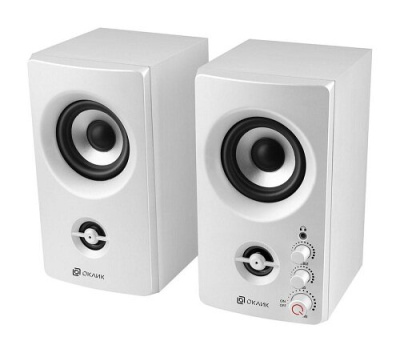 Компьютерная акустика 2.0 Oklick OK-164 White Компьютерная акустика 2.0 Oklick OK-164 White