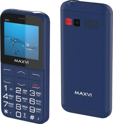 Мобильный телефон Maxvi B231 Blue