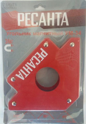 Угольник магнитный РЕСАНТА УМ-34