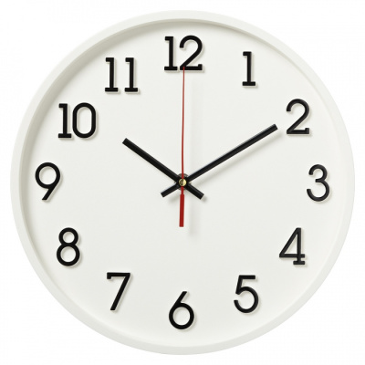 Часы настенные Рубин Классика d-28см белый 2831-003