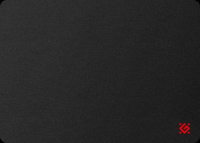 Коврик для мыши Defender Black S 250*350*3 мм, (ткань+резина)