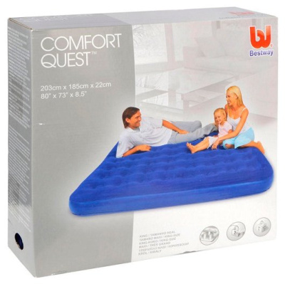 Надувной матрас Bestway Flocked Air Bed 67004BW
