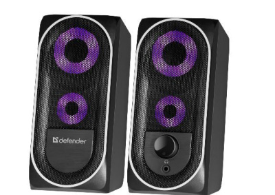 Компьютерная акустика 2.0 Defender Solar 2 Black