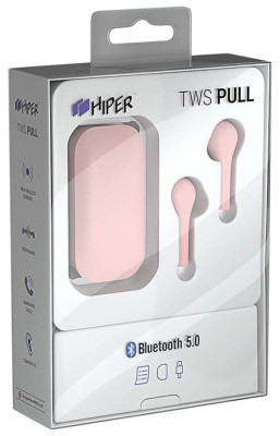 Беспроводные TWS-наушники Hiper TWS PULL Black Беспроводные TWS-наушники Hiper TWS PULL Black
