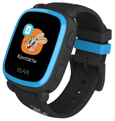 Умные часы детские Elari KidPhone «Ну, Погоди!» Black