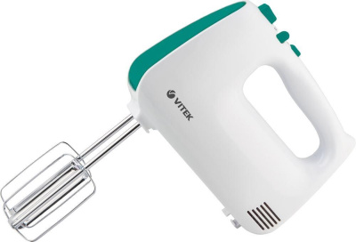 Миксер Vitek VT-1490 белый/зеленый