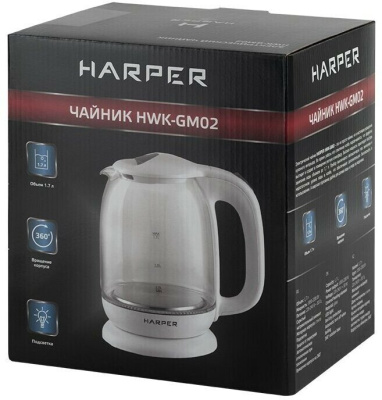Чайник Harper HWK-GM02