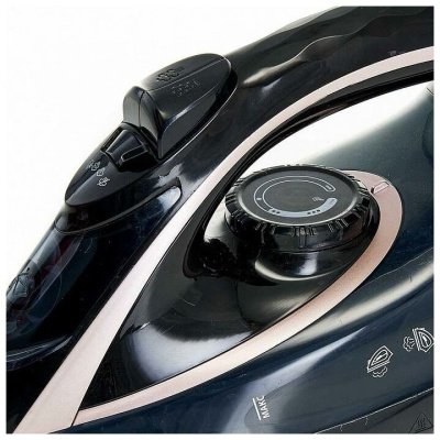 Утюг Delta lux DE-3001 черный с бронзовым