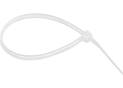 Хомуты Вихрь 150 х 2,5 мм, пластиковые белые, 100 шт.