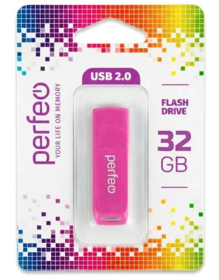USB накопитель 32Gb USB2.0 Perfeo C11 Rosy