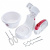 Миксер Delta lux  DL-5071C белый с розовым