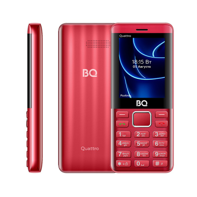 Мобильный телефон BQ-2453 Quattro Красный
