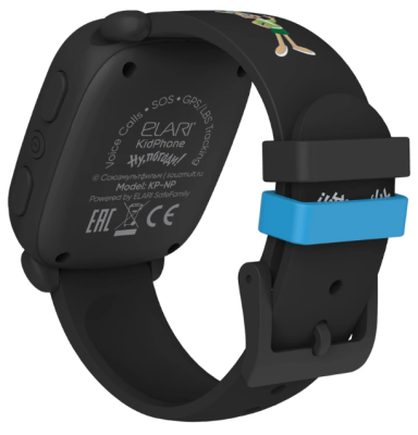 Умные часы детские Elari KidPhone «Ну, Погоди!» Black