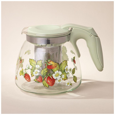 Чайник заварочный Agness Земляника 0,9 л 885-108