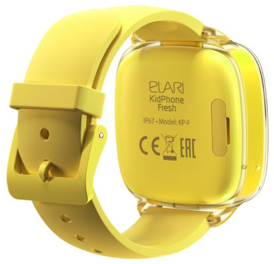 Умные часы детские Elari KidPhone Fresh Yellow