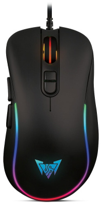 Мышь CROWN CMGM-902 RGB (USB) Black