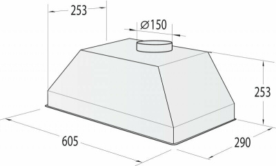 Вытяжка Gorenje BHI626E6B