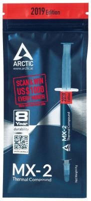 Термопаста Arctic Cooling MX-2 4-gramm 2019 Edition