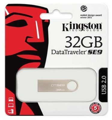 USB накопитель 32Gb Kingston DataTraveler SE9 G2 Silver