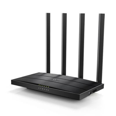 Беспроводной роутер TP-Link Archer C6U 4G AC1200 черный