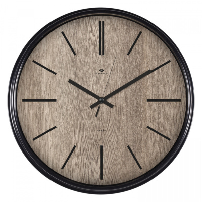 Часы настенные Рубин Классика d-29см черный 2940-007