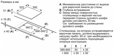 Индукционная варочная поверхность Bosch PUE611BB5D