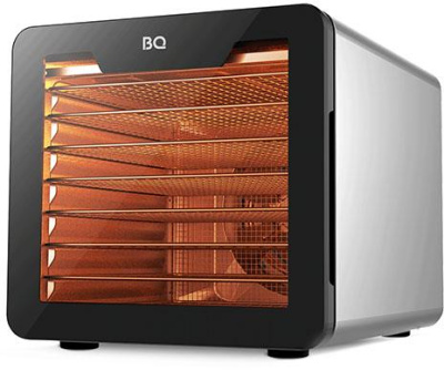 Сушилка для овощей и фруктов BQ FD9000 Черный-стальной