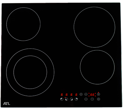 Электрическая варочная поверхность ATLAN 3 KRC 641 ODC BK