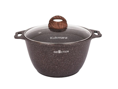 Кастрюля Kukmara Granit Ultra Induction red 4 л кгаи42а