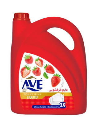 Средство для мытья посуды AVE Клубника 3750 мл