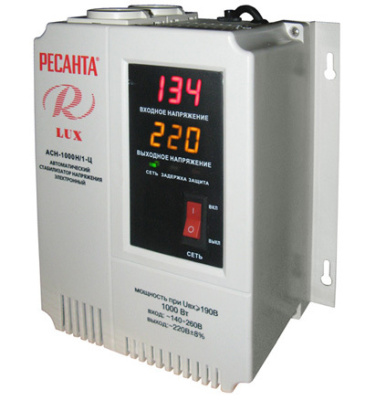 Стабилизатор напряжения РЕСАНТА LUX АСН-1000Н/1-Ц