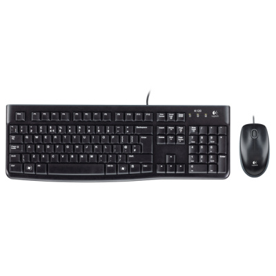 Клавиатура и мышь Logitech MK120 Black USB