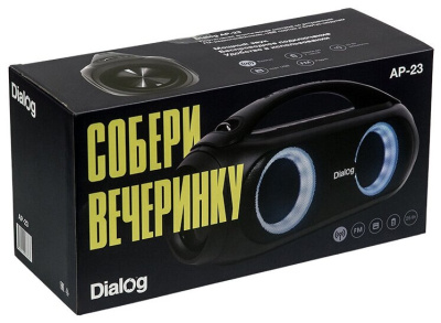 Портативная акустика Dialog AP-23 Black