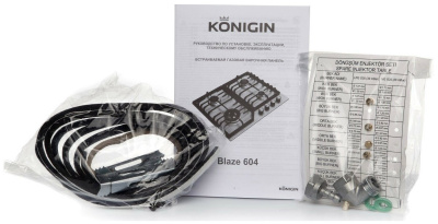 Газовая варочная поверхность Konigin Blaze 604 BKGW
