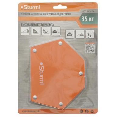 Угольник магнитный универсальный Sturm! до 35 кг
