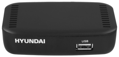 Ресивер DVB-T2 Hyundai H-DVB460 черный