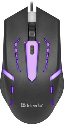 Мышь Defender Hit MB-601 RGB Led (USB) Black