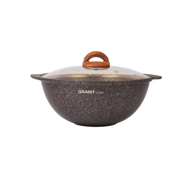 Казан Kukmara Granit ultra black-gold 4,5 л кгбг47а Казан Kukmara Granit ultra black-gold 4,5 л кгбг47а