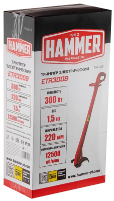 Триммер электрический Hammer ETR300B