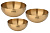 Набор мисок Rashel 18/20/25 см 3 шт. золото R-925